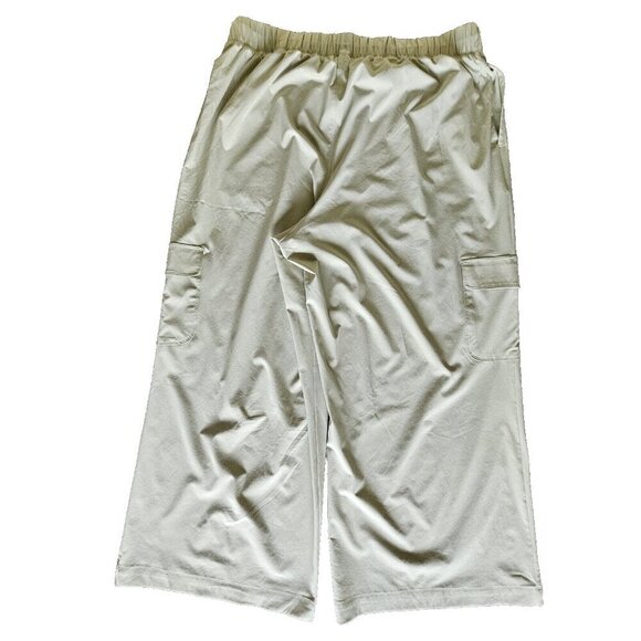 LIVI for Lane Bryant Pants Womens 18/20 Lime Green Wide Leg Drawstring Waist - Picture 12 of 16